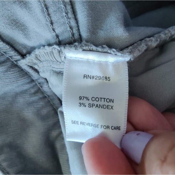 Pendleton Gray Straight Leg Corduroy Pants - Size 12 - Picture 9 of 9